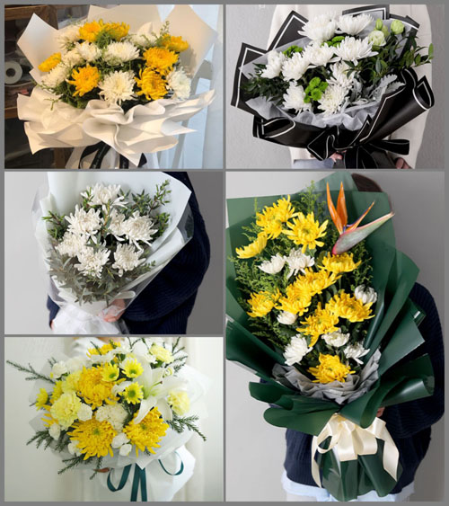 广东韶关市南雄市黄坑镇溪塘村白事花束代送